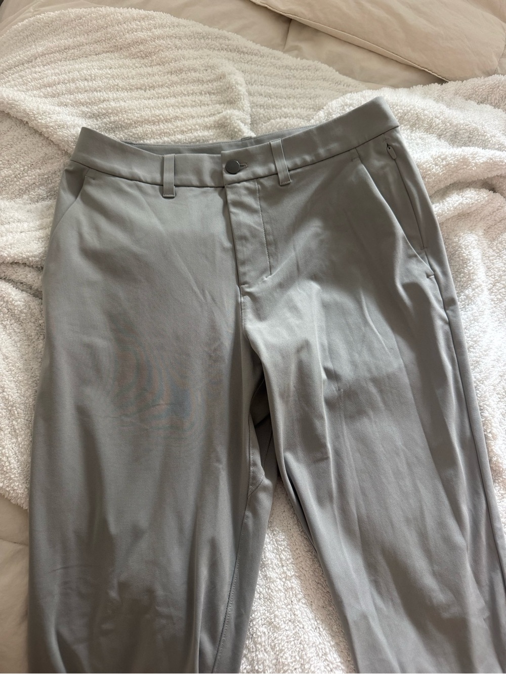 Lululemon Men's Tailored Dress Pants in Light Gray